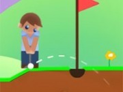Jocuri cu mini golf in clubul copiilor