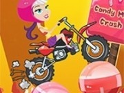 motociclista in tara bomboanelor