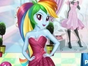 rainbow dash frumoasa fata ponei