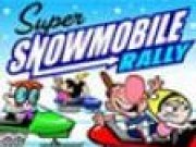 Cartoon Snowmobile Race