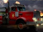 camioane de pompieri in misiune