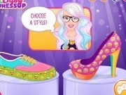 Jocuri cu designer pantofi emoji cu barbie